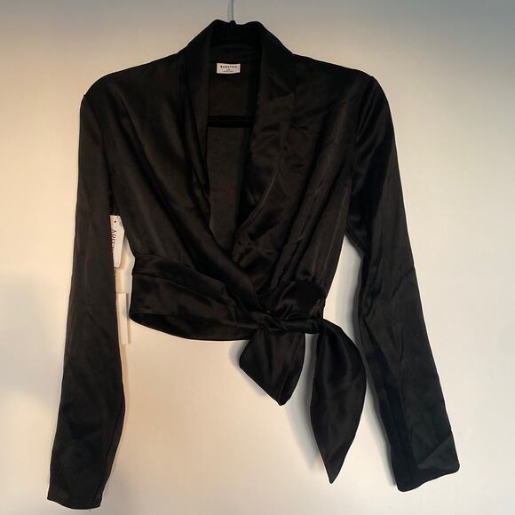 Babaton Blouse Womens XXS Capsule Wardrobe Career Timeless Dainty Feminine Date - Picture 2 of 9